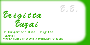 brigitta buzai business card